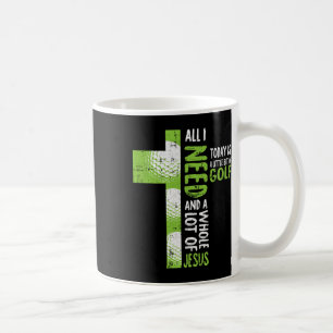 Caneca De Café Muita Quantidade De Jesus Golfe Esporte Amante Cri