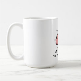 Caneca De Café Muitas Abas Abertas – Camiseta Cerebral Divertida