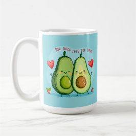 Caneca De Café Muito Amor Abacate