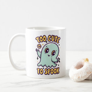 Caneca De Café Muito Bonito Para Falar Fantasma Bonita Do Dia Das