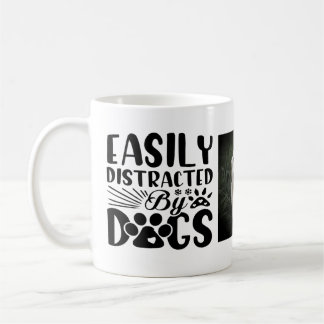 Caneca De Café Muito facilmente distraído pelos cães