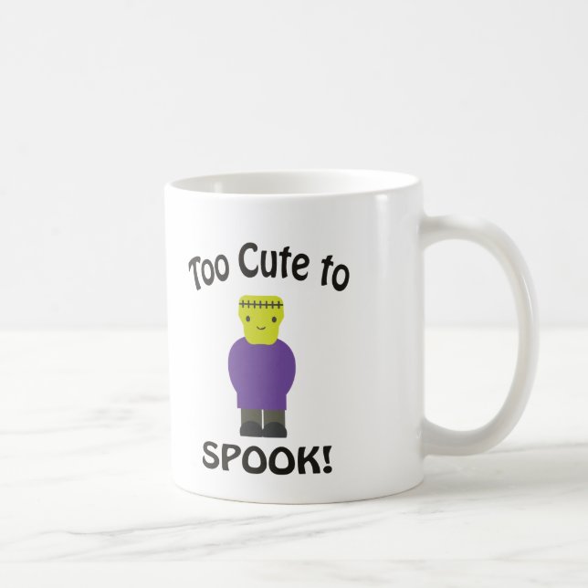 Caneca De Café Muito Fofo Para Assustar - Frankenstein (Direita)