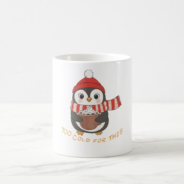 Caneca De Café Muito frio para isso (Centro)