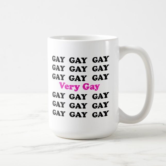 Caneca De Café Muito Gay (Direita)