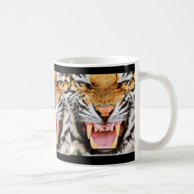 Caneca de café muito irritada do tigre de Bengal (Direita)