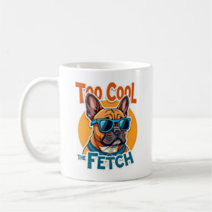 Caneca De Café Muito Legal para Buscar Bulldogue Francês Óculos d