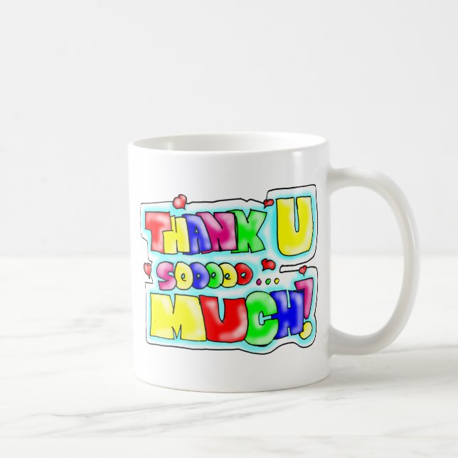 Caneca De Café Muito Obrigado! (Direita)