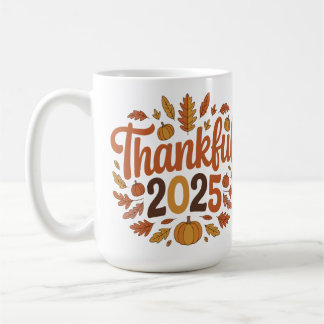 Caneca De Café Muito obrigado, 2025, Autumn Pumpkin, Mug de Ação 