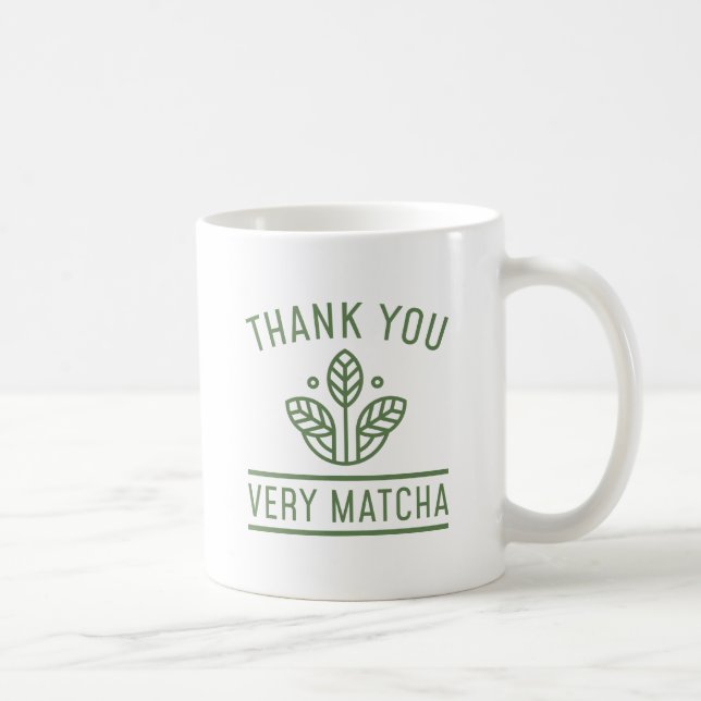 Caneca De Café Muito Obrigado Matcha (Direita)