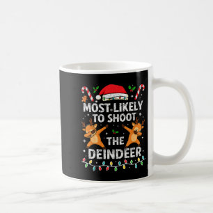 Caneca De Café Muito Provável Que Atire No Natal Da Família Das R