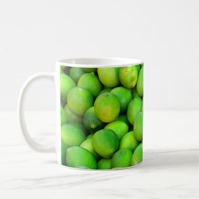 Caneca De Café Muitos Limões verdes frescos (Esquerda)