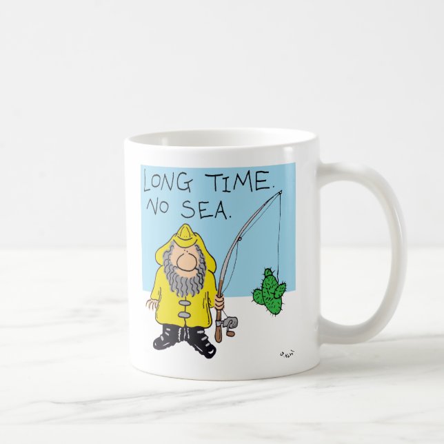 Caneca De Café Muitos tempos, nenhum mar (Direita)