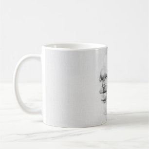 Caneca De Café mulher africana. ilustração da moda da beleza