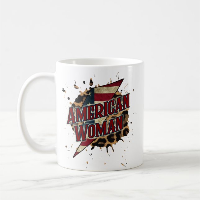 Caneca De Café Mulher Americana (Esquerda)