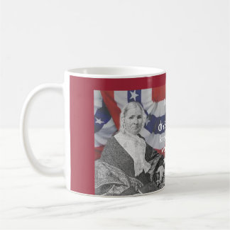 Caneca De Café Mulher americana do Swain de Louisa primeira a