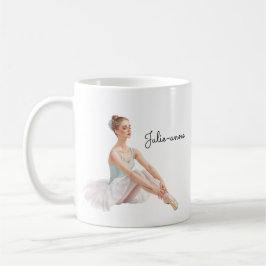 Caneca De Café Mulher balé Personalizada