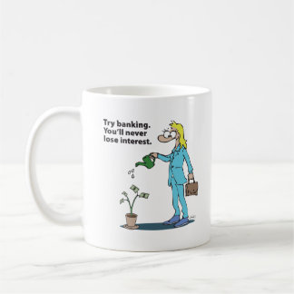 Caneca De Café Mulher Banqueira