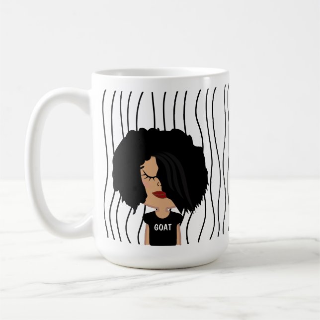 Caneca De Café Mulher Bela Esmirante Lançou Mug. Escolha o seu ol (Esquerda)