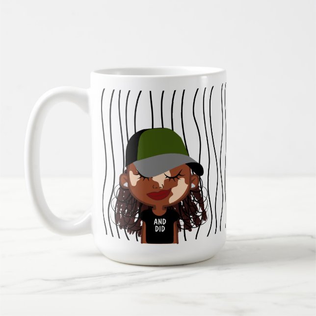 Caneca De Café Mulher Bela Esmirante Lançou Mug. Escolha o seu ol (Esquerda)