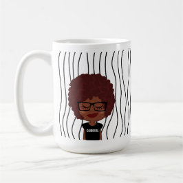 Caneca De Café Mulher Bela Esmirante Lançou Mug. Escolha o seu ol