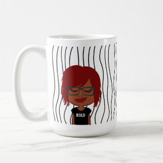 Caneca De Café Mulher Bela Esmirante Lançou Mug. Escolha o seu ol