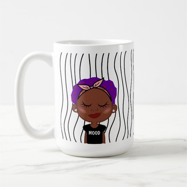 Caneca De Café Mulher Bela Esmirante Lançou Mug. Escolha o seu ol (Esquerda)