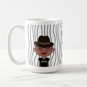 Caneca De Café Mulher Bela Esmirante Lançou Mug. Escolha o seu ol