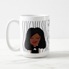 Caneca De Café Mulher Bela Esmirante Lançou Mug. Escolha seu visu