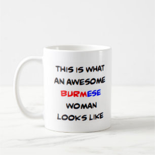 Caneca De Café mulher birmanesa, incrível