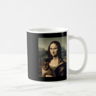 Caneca De Café Mulher Cat Lover Mona Lisa Cat Kitten