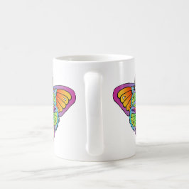 Caneca De Café Mulher com Asas de Borboleta
