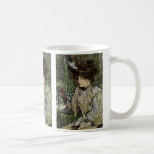 Caneca De Café Mulher com luvas por Toulouse-Lautrec