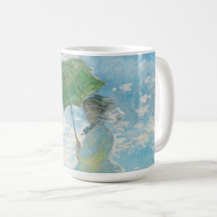Caneca De Café Mulher com Parasol Claude Monet