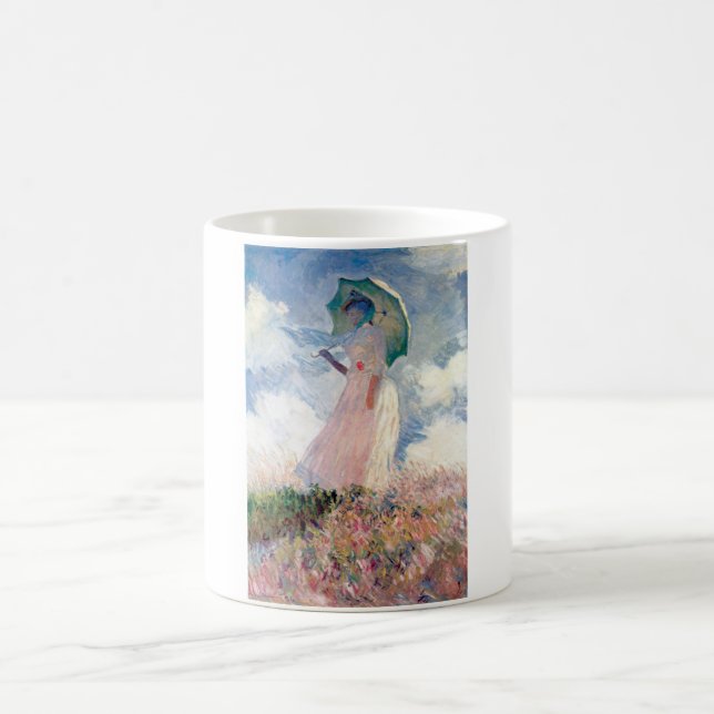 Caneca De Café Mulher com Parasol, Claude Monet, 1886 (Centro)