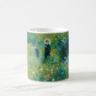 Caneca De Café Mulher com Parasol, Jardim, Renoir