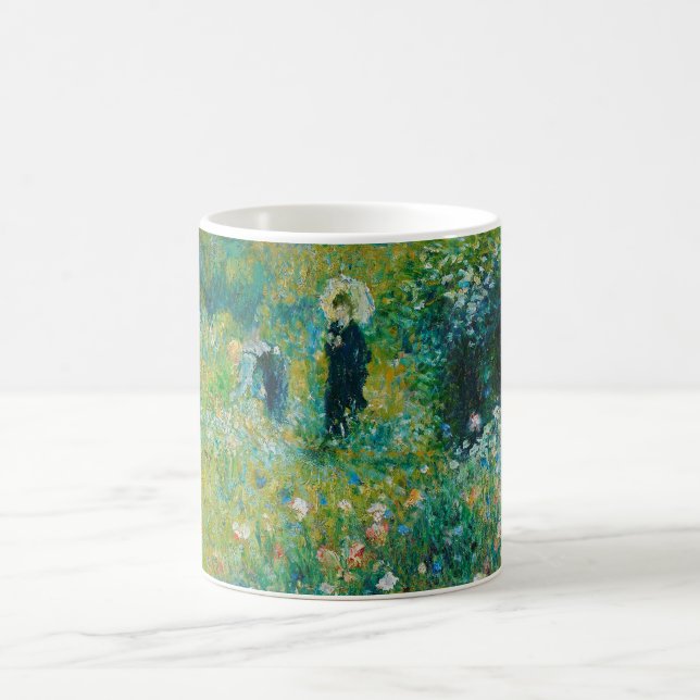 Caneca De Café Mulher com Parasol, Jardim, Renoir (Centro)