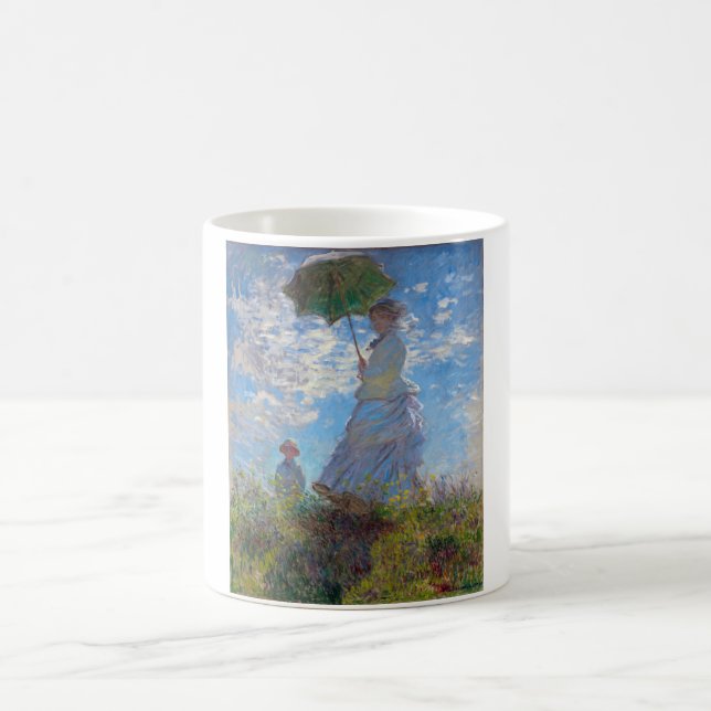 Caneca De Café Mulher com Parasol, Monet (Centro)