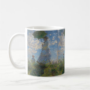 Caneca De Café Mulher com Parasol Paisagem Francesa