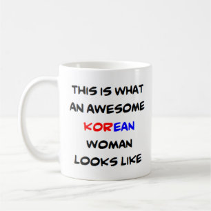Caneca De Café mulher coreana, incrível