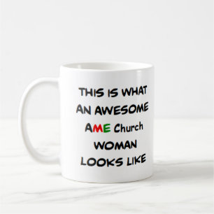 Caneca De Café mulher da igreja ame, incrível