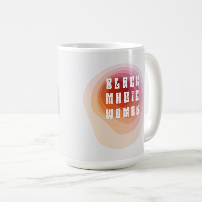 Caneca De Café Mulher da Magia Negra (Frente Esquerda)