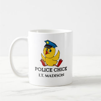 Caneca De Café Mulher da Polícia