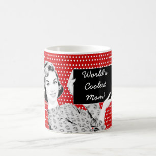 Caneca De Café Mulher de 1950 com Sinal Mãe