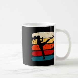 Caneca De Café Mulher de Kickboxing Kickboxer Karate Boxe Luta de