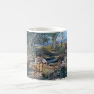 Caneca De Café Mulher do cristo e do samaritano cerca de 1890