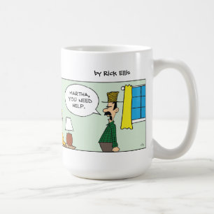 Caneca De Café Mulher do Farmer Engraçada Mug
