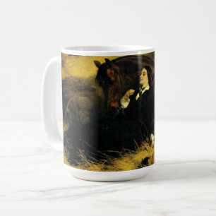 Caneca De Café Mulher e Cavalo