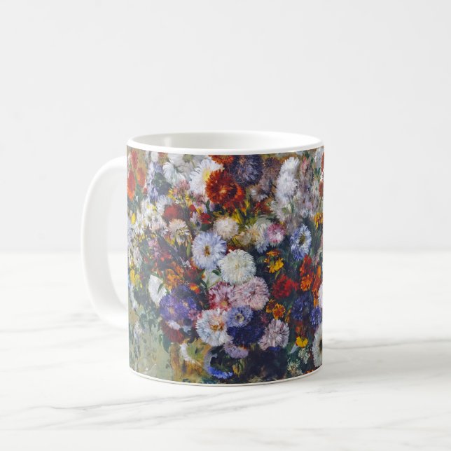 Caneca De Café Mulher e vase das flores, Edgar Degas (Frente Esquerda)