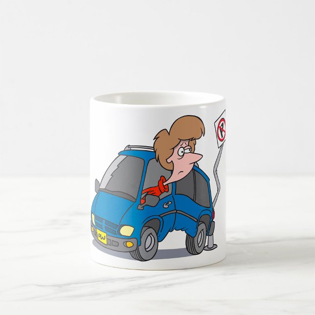 Caneca De Café Mulher Em Acidente (Criador carregado)