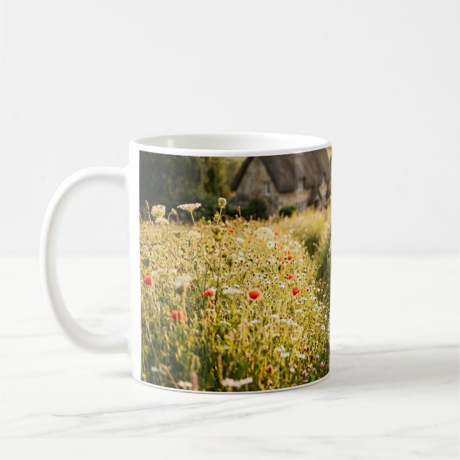 Caneca De Café Mulher em Campo de Trigo (Esquerda)